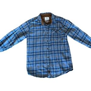 Legendary Whitetails Blue and Black Plaid Shirt